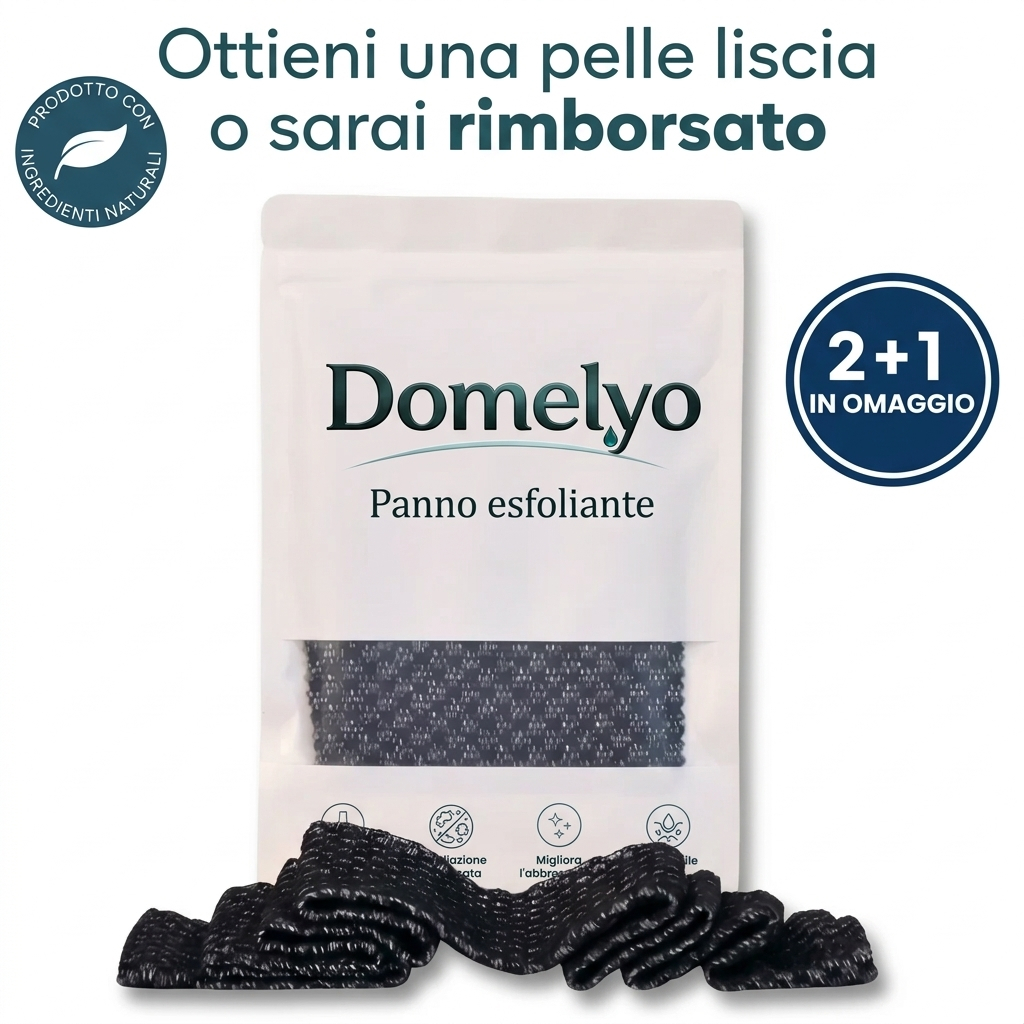 Ascugamano doccia esfoliante｜Domelyo®